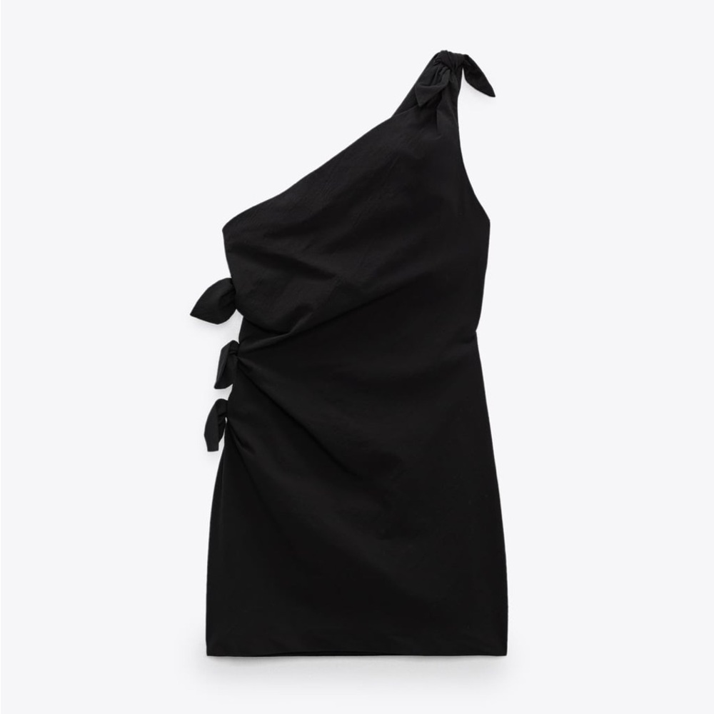 Knotted mini dress